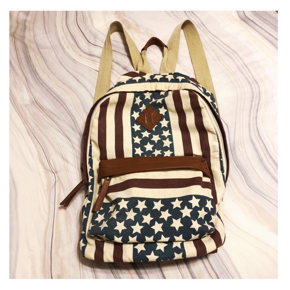 Madden Girl Handbags - Madden Girl Flag backpack
